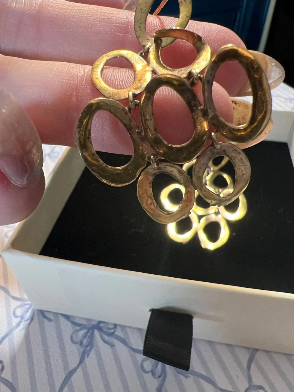 Ippolita Rose Gold Multi-Oval Drop Earrings ret.$3995 USD